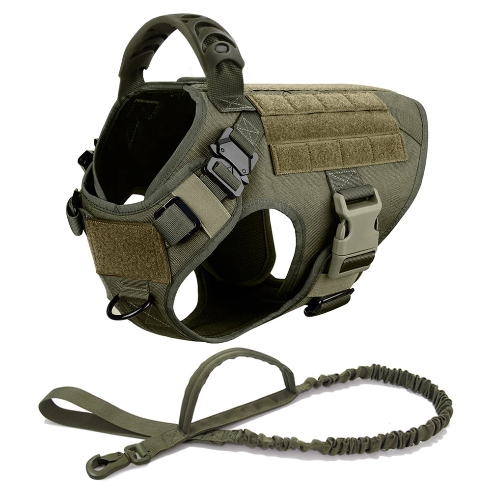 Large Dog Harness Leash Set Training Walking Vest, Harness & Collar For Medium Large Dogs