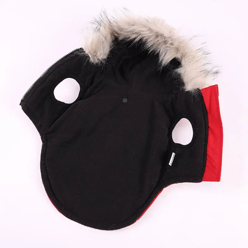 Waterproof, Hooded, Warm, Winter Dog Jacket With Harness