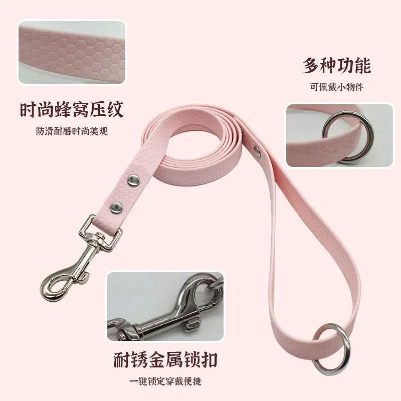 Waterproof PVC Dog Grooming Leash, Loop Table Adjustable, Table Loop Bathing Strap Traction Collar