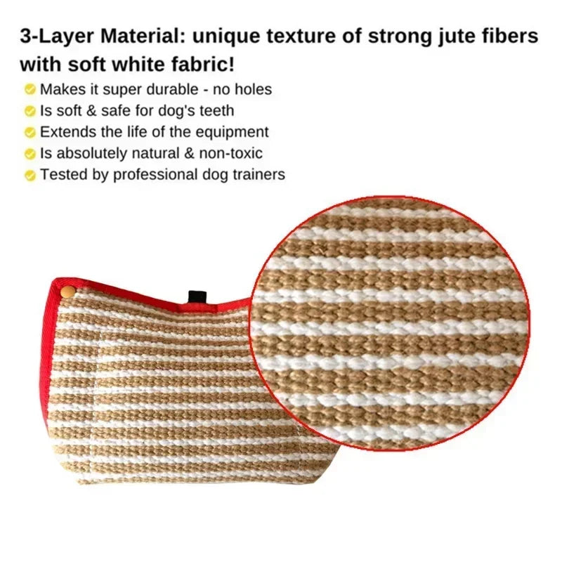 Training Durable, Reusable Dog Bite Sleeve, Dog Biting Pillow Bite Resistant Tug Stick