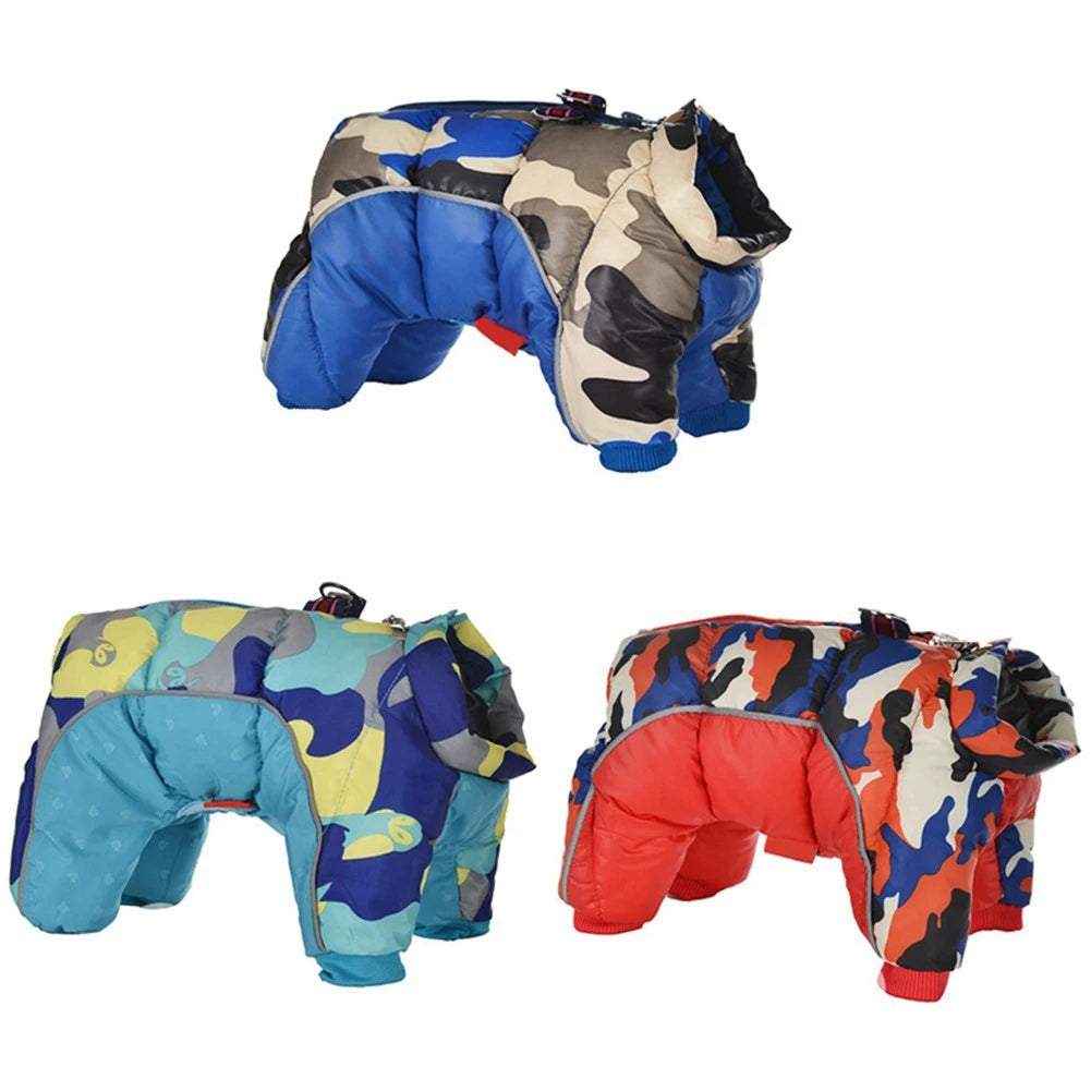 Reflective Super Warm, Winter, Padded, Waterproof Dog Jumpsuits /Coat