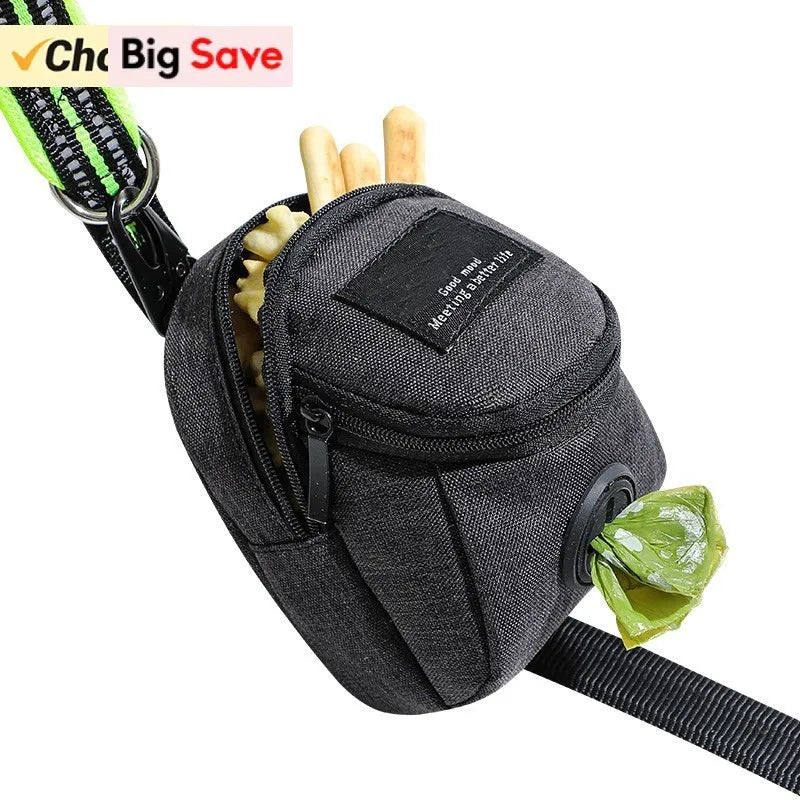 Dog Walking Poop Bag and Snack Bag