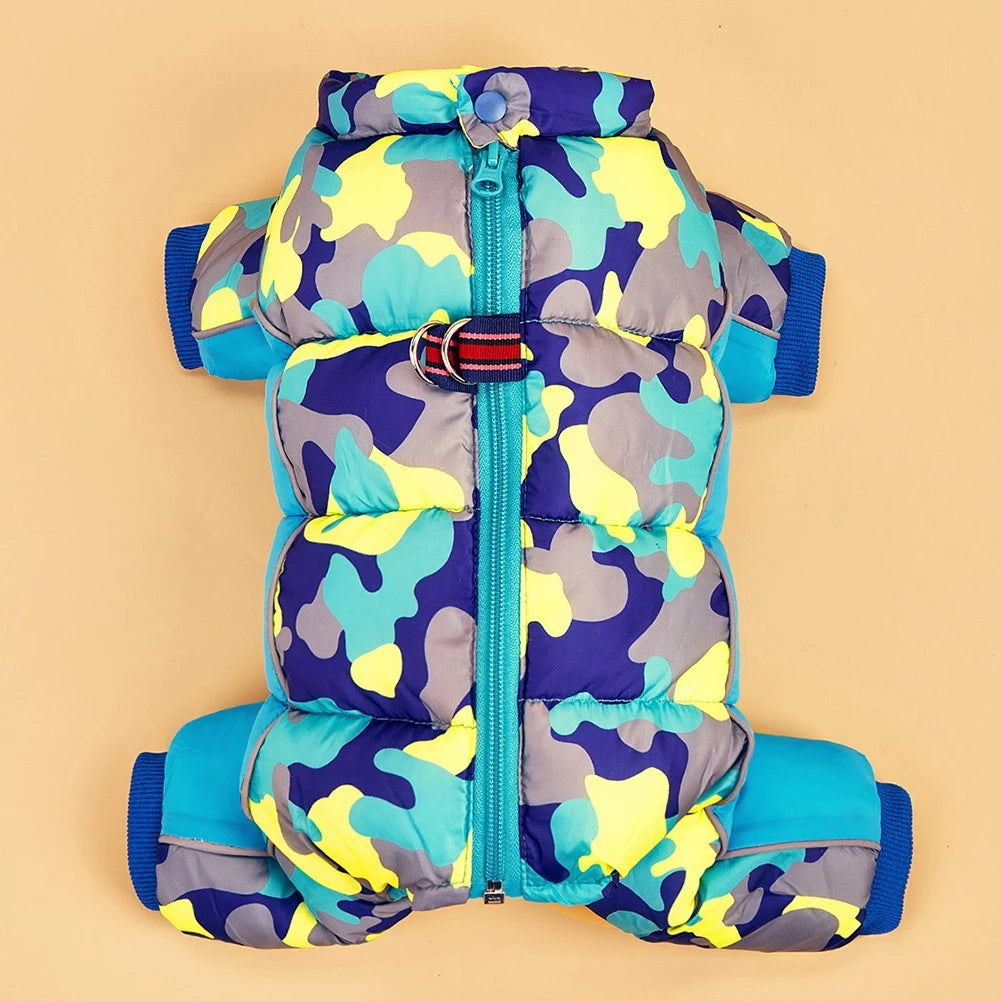 Reflective Super Warm, Winter, Padded, Waterproof Dog Jumpsuits /Coat