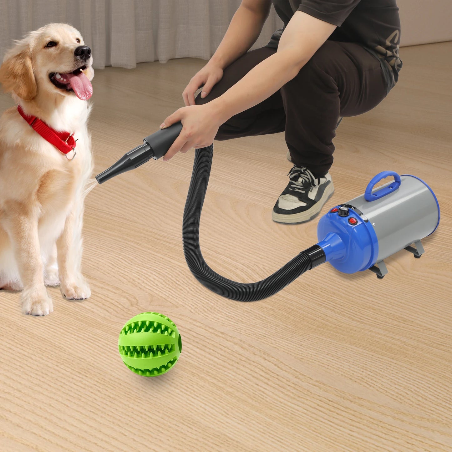 Drying Machine, 4 Nozzles Hair Dryer, Adjustable Wind Speed, Electric Dog Dryer