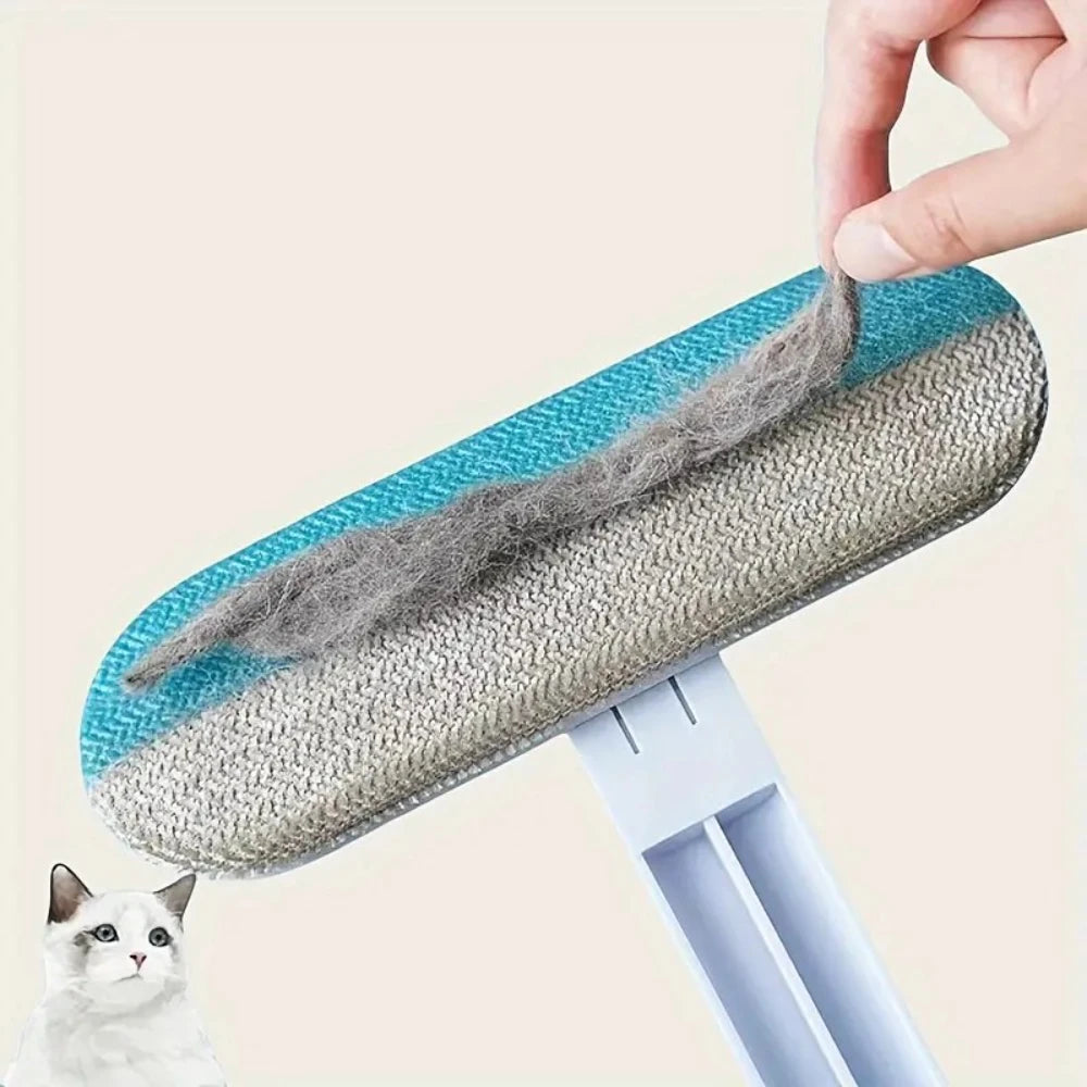 Dog Hair Remover, Nylon Grooming Brush, Long Handle