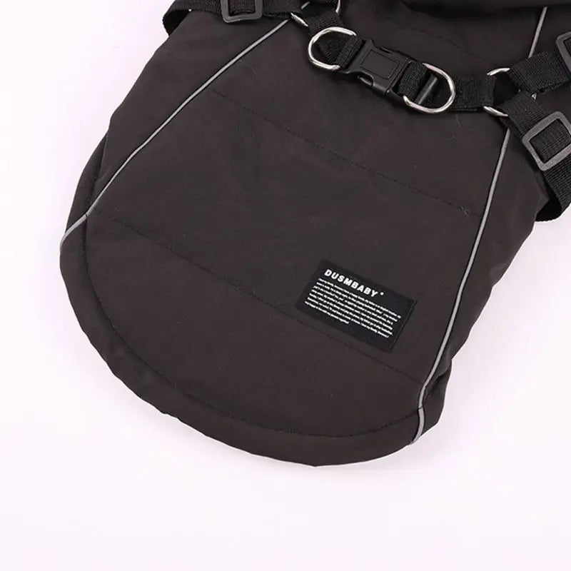 Waterproof, Hooded, Warm, Winter Dog Jacket With Harness