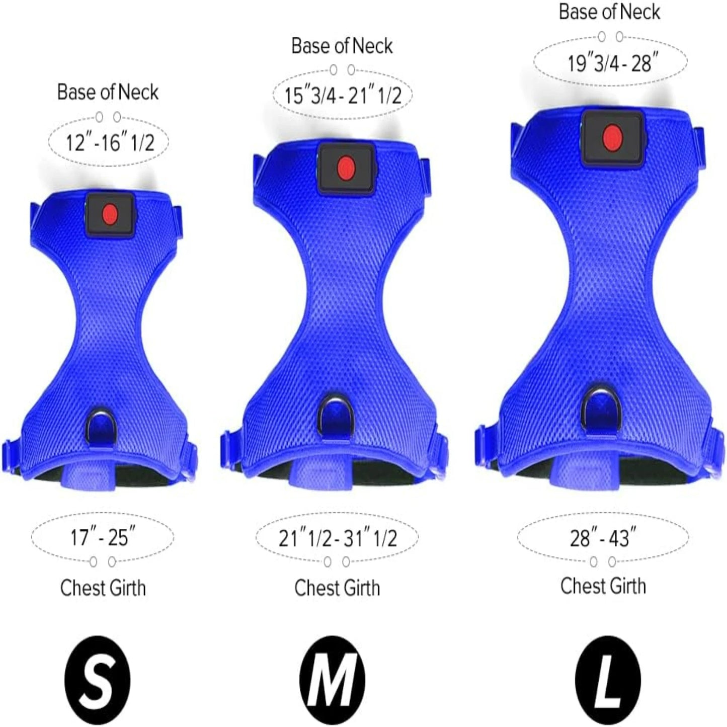 Glowing LED Adjustable Dog Harness