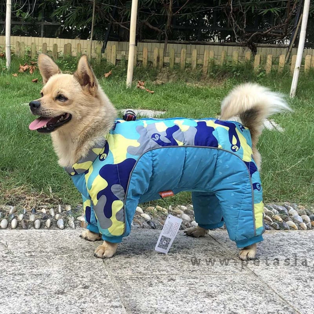 Reflective Super Warm, Winter, Padded, Waterproof Dog Jumpsuits /Coat
