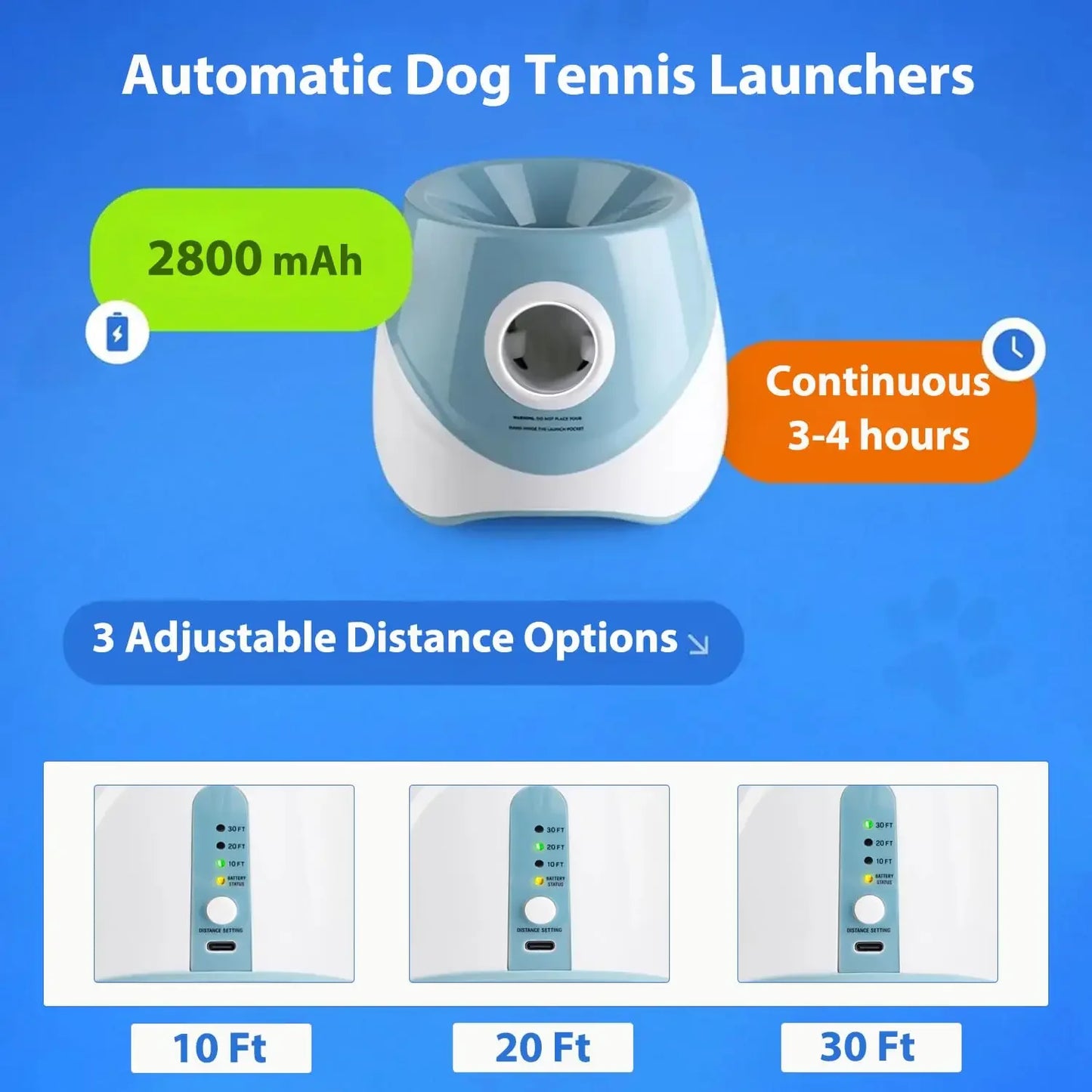 Do Interactive Catapult Throw Tennis Ball Launcher Rechargeable