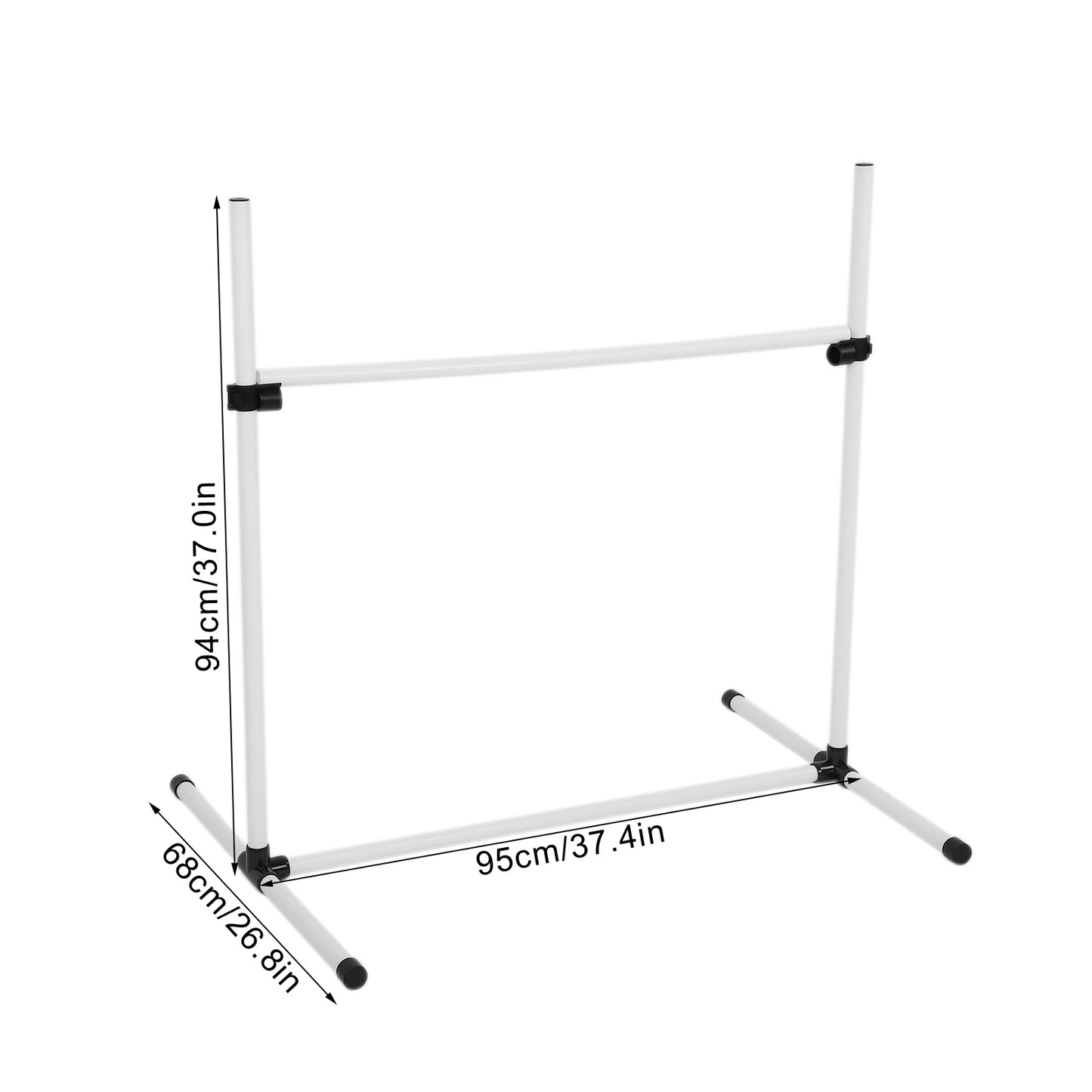 Dog Adjustable Bar Jumps Equipment Set, Obstacle Training Course