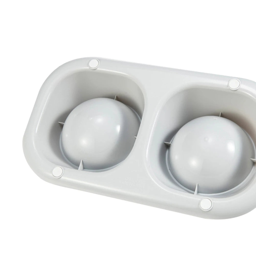 Non-slip Base Pet Water Feeder, Tilt Stainless Steel Dog Bowl