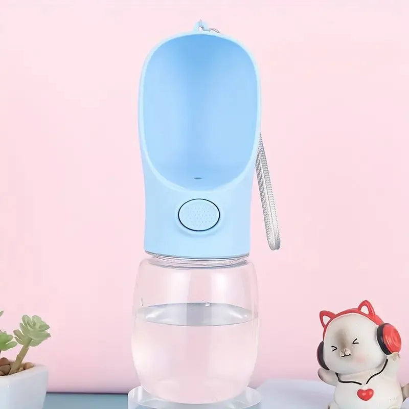 Leak-Proof Dog Water Bottle with Bowl, Travel, Outdoor