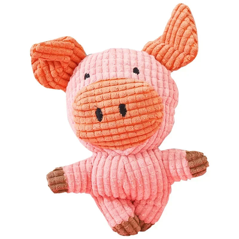 Cute Animal Shape Plush Dog Toy, Teeth Bite Resistant