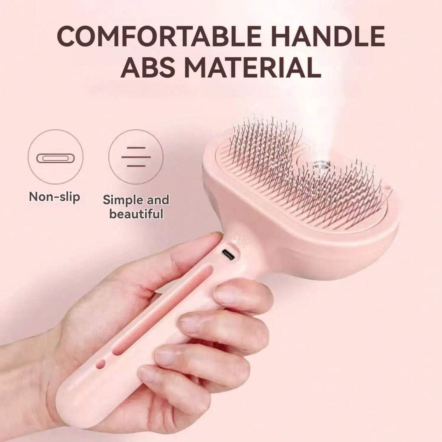 Dog Water Steam Brush, Spray, Hair Removal, Comb, Shedding, Grooming