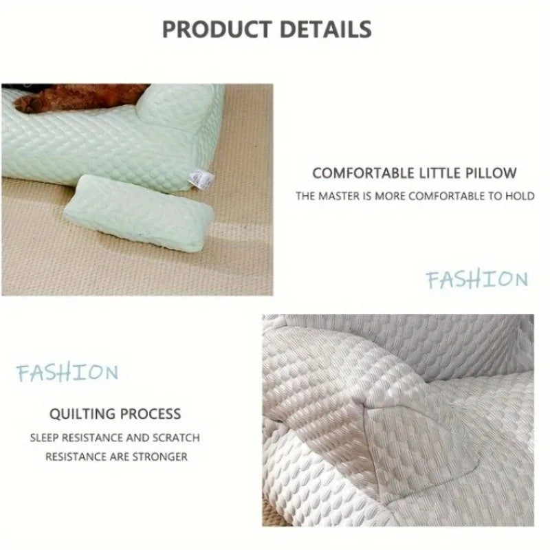 Breathable Washable, Cooling Dog Bed like a Couch Soft Calming, Supportive