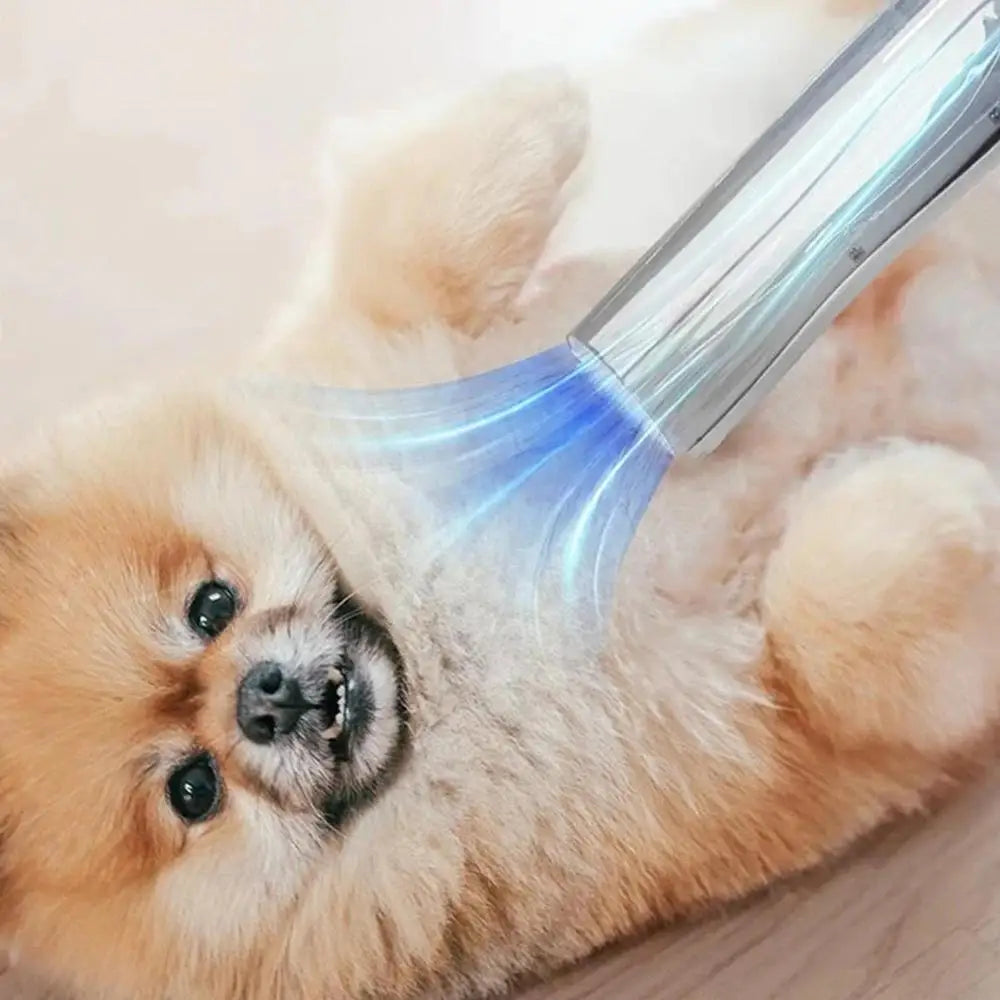 Dog Hair Shaver Clipper 3-speed Cordless, Suction USB Vacuum, Electric Trimmer Low Noise