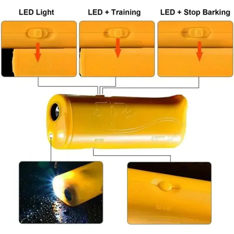 Ultrasonic Dog Repeller, Anti Barking Stop Bark Training Device