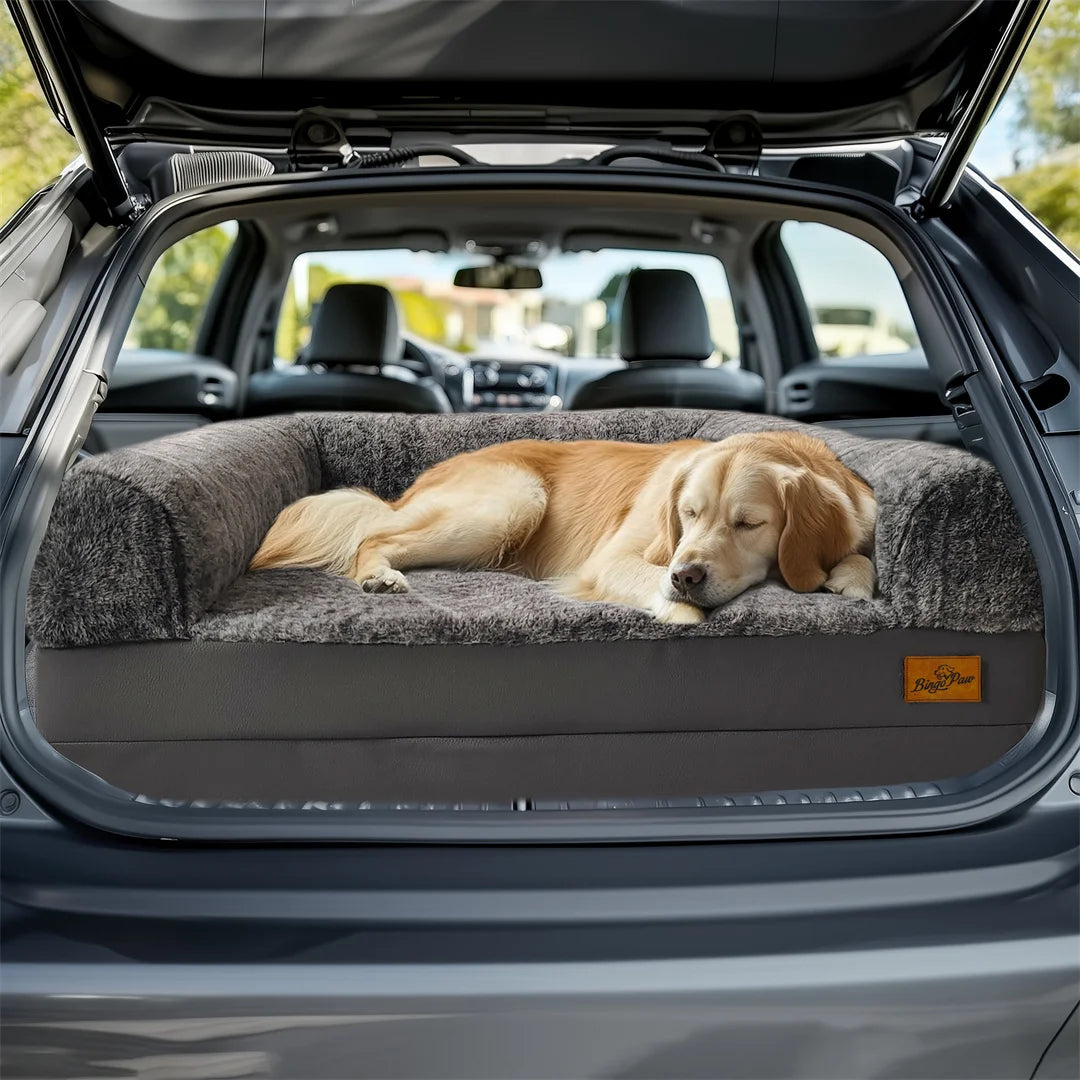 180cm Long Human-Size Calming Giant Dog Bed Foldable,Plush, Orthopedic