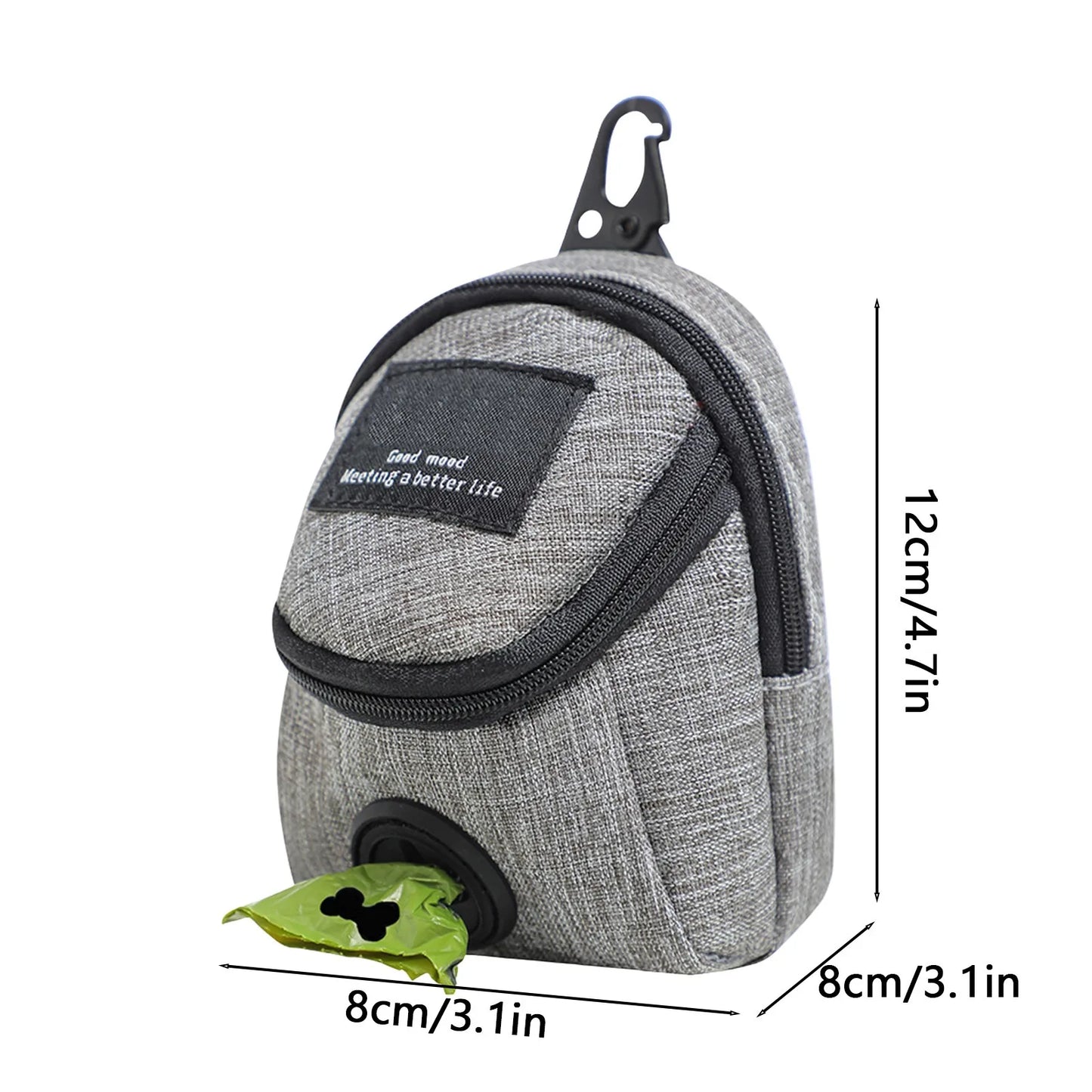 Dog Walking Poop Bag and Snack Bag