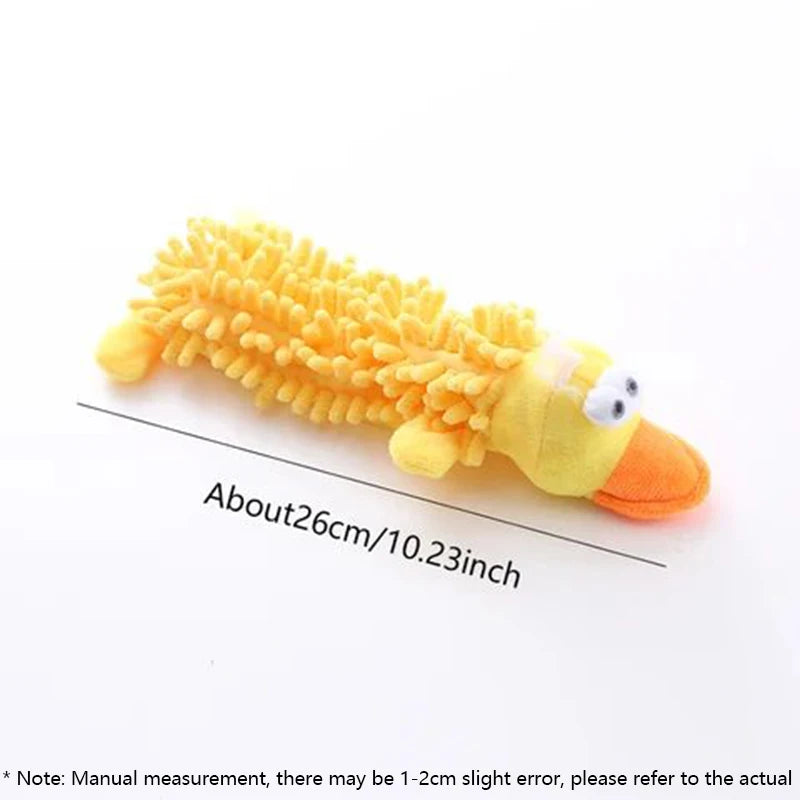 Plush Toy With A Dog Gnawing And Making Sounds