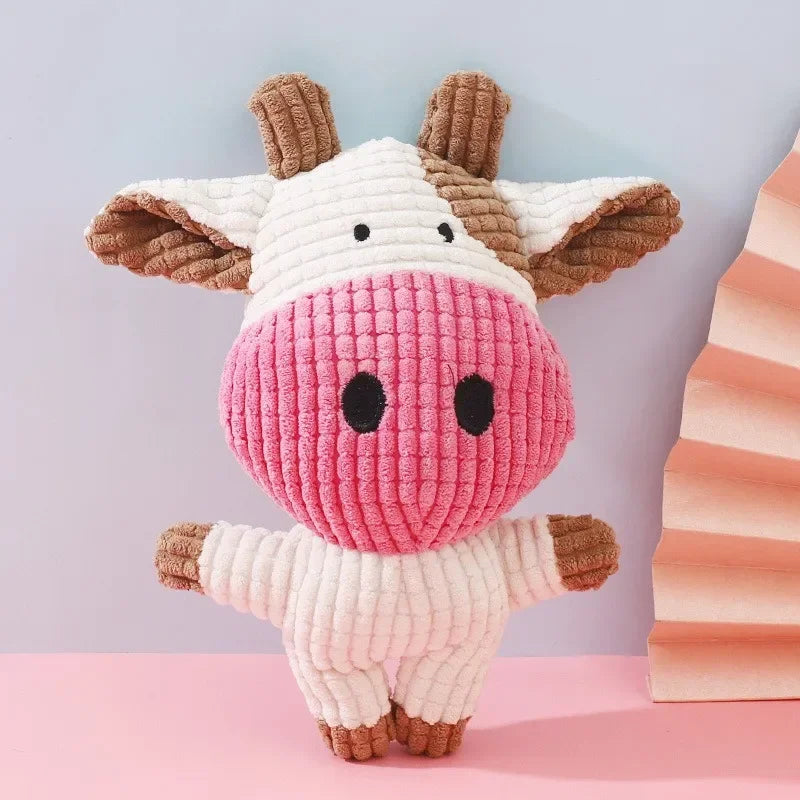 Cute Animal Shape Plush Dog Toy, Teeth Bite Resistant