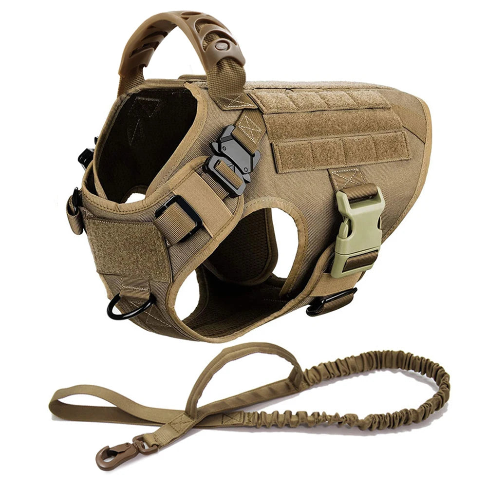 Large Dog Harness Leash Set Training Walking Vest, Harness & Collar For Medium Large Dogs