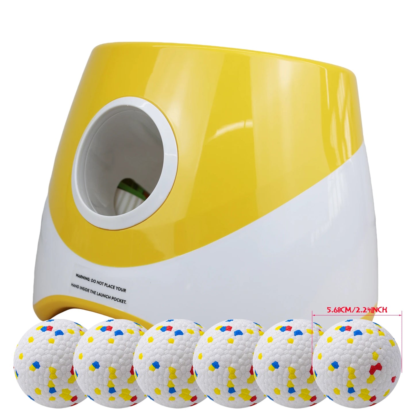 Do Interactive Catapult Throw Tennis Ball Launcher Rechargeable