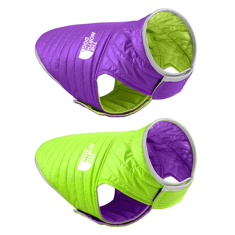 Winter Warm, Double Sided Dog Coat