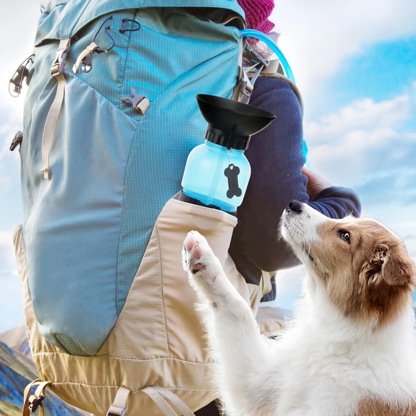 Dog Portable Travel Water Bottle Dispenser For Dogs
