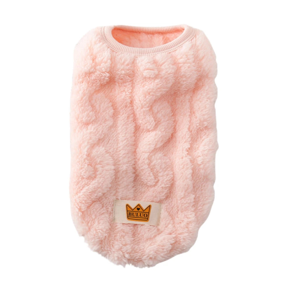 Wavy Double-sided, Warm Coat Sweater, Fleece Pullover for Dogs