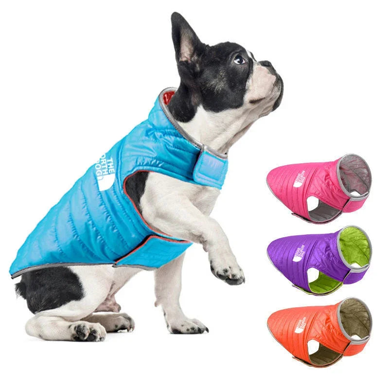 Winter Warm, Double Sided Dog Coat