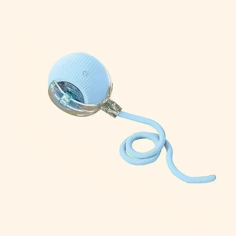 Automatic Rolling Ball. Rechargeable, Interactive Plush Dog Toy