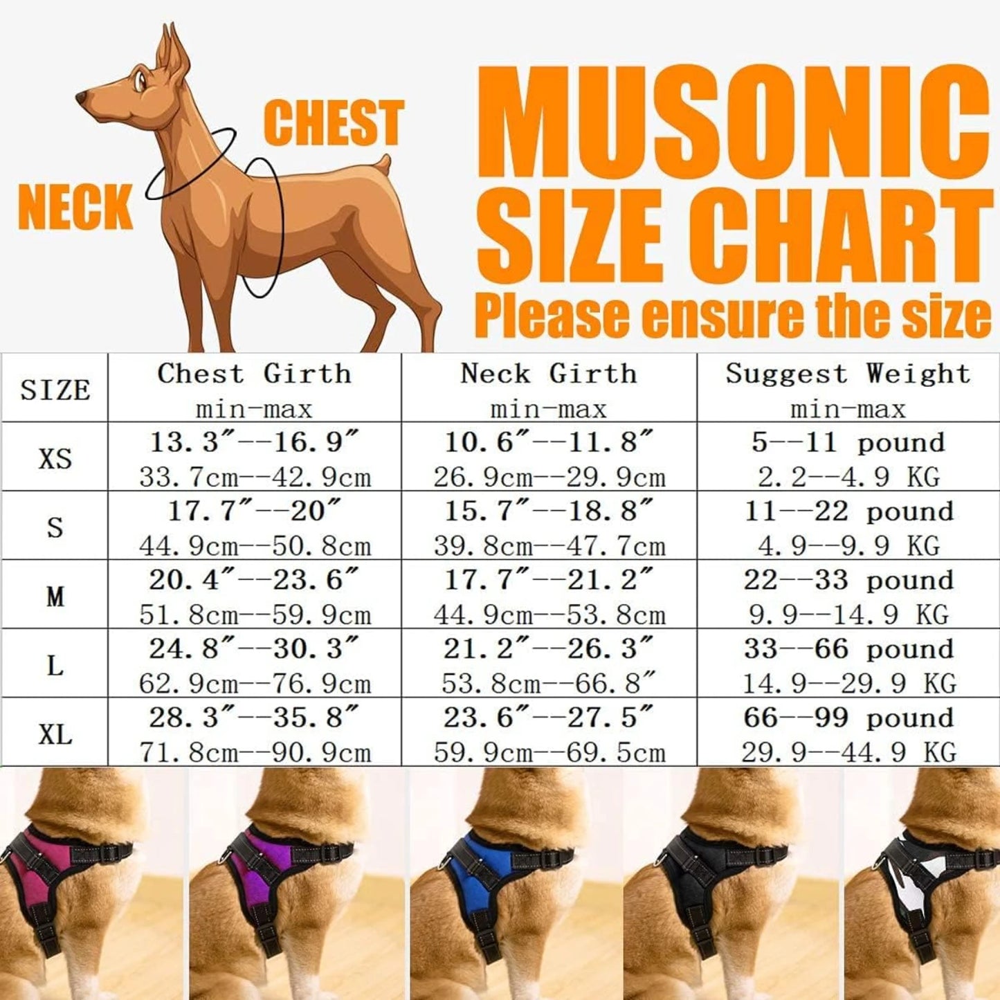 Training Walking, Breathable, comfortable, adjustable XS Camo Dog Harness