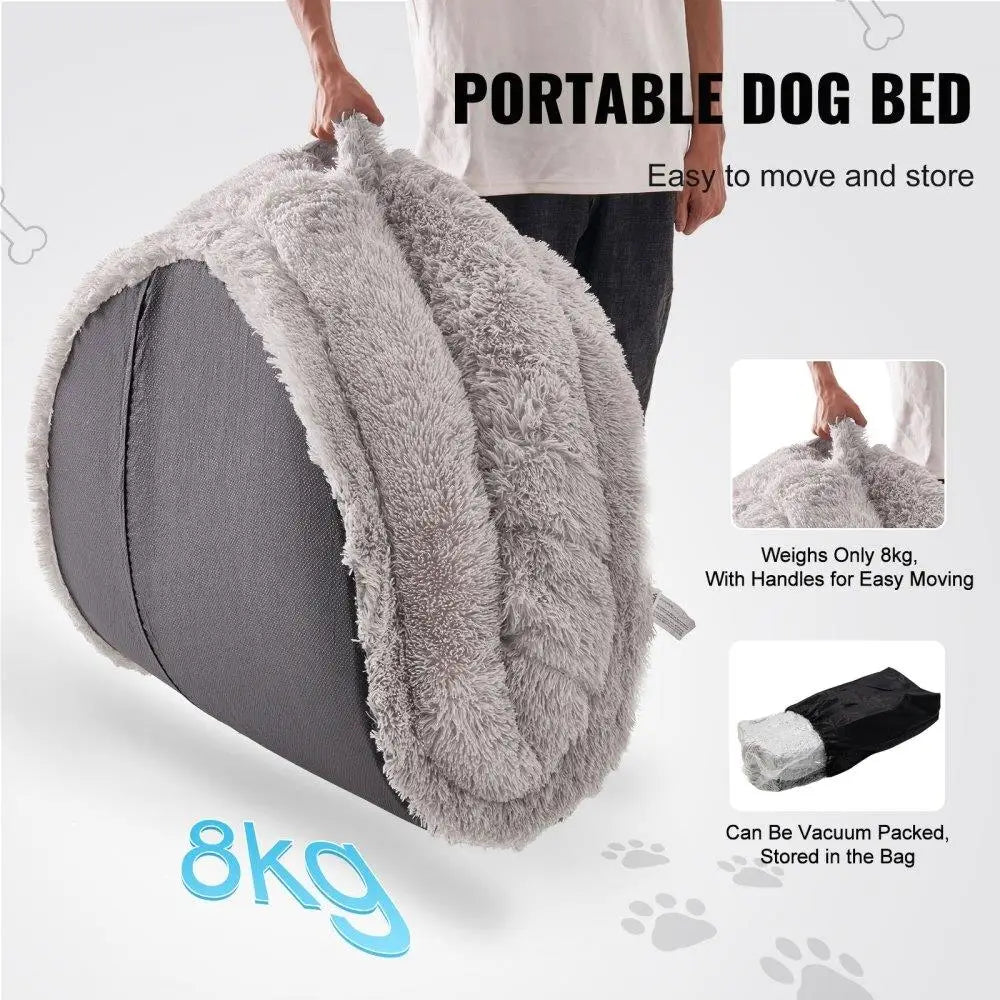 Extra Large Dog Bed. Human Size Washable Velvet Bean Bed