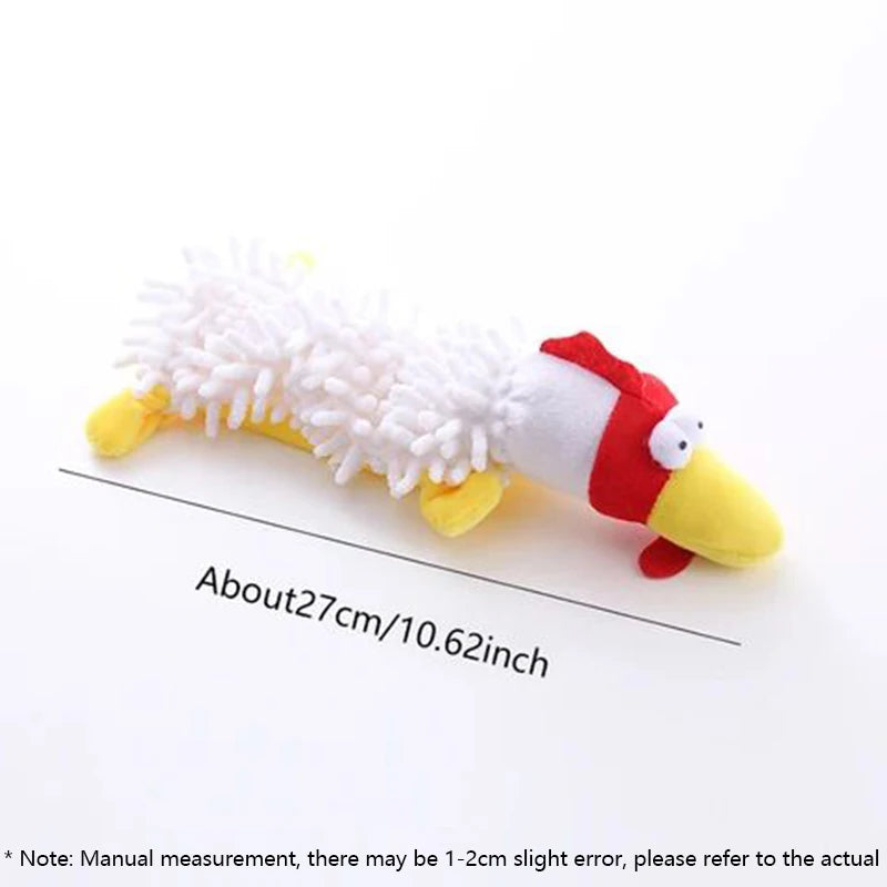 Plush Toy With A Dog Gnawing And Making Sounds