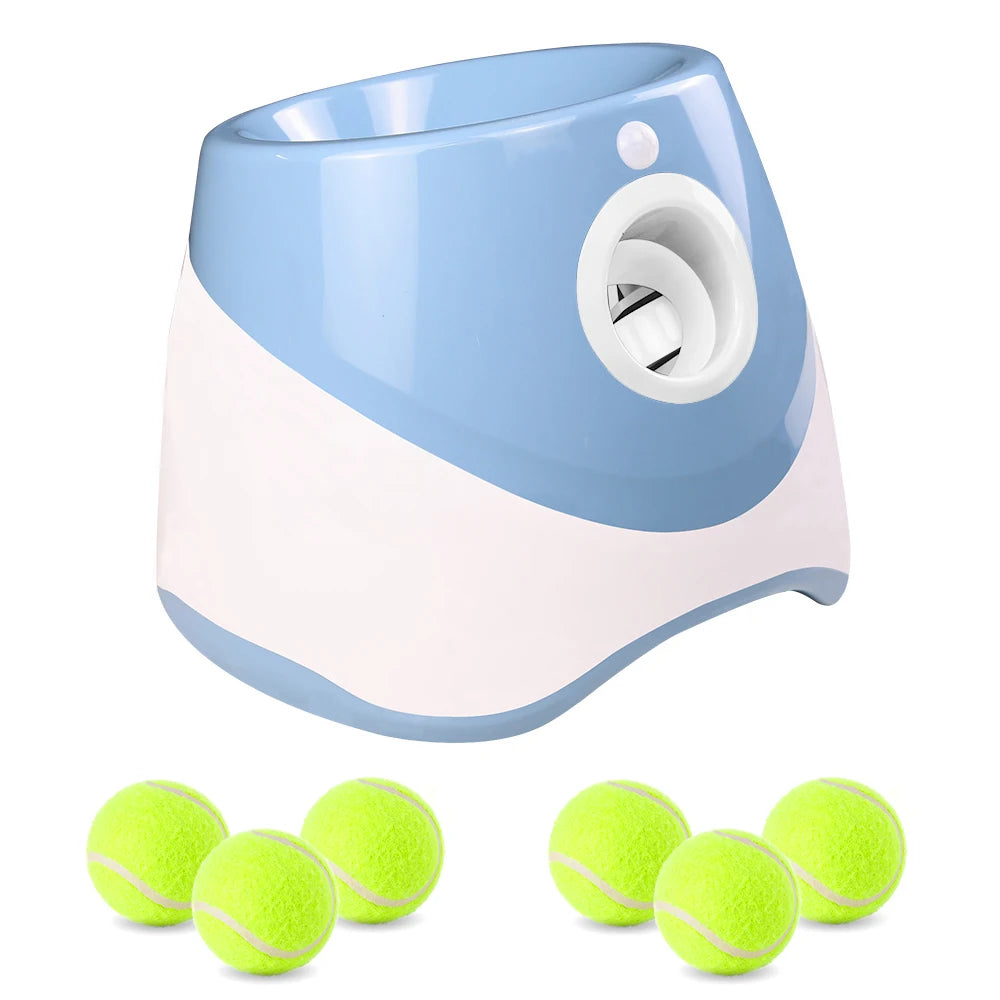 Do Interactive Catapult Throw Tennis Ball Launcher Rechargeable