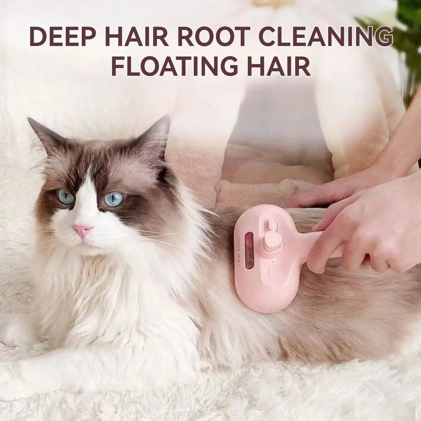 Dog Water Steam Brush, Spray, Hair Removal, Comb, Shedding, Grooming