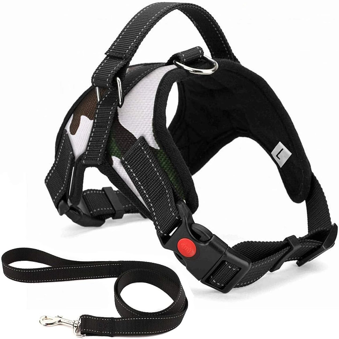 Training Walking, Breathable, comfortable, adjustable XS Camo Dog Harness