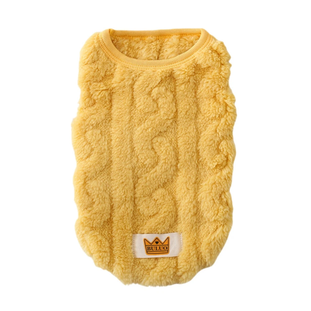 Wavy Double-sided, Warm Coat Sweater, Fleece Pullover for Dogs