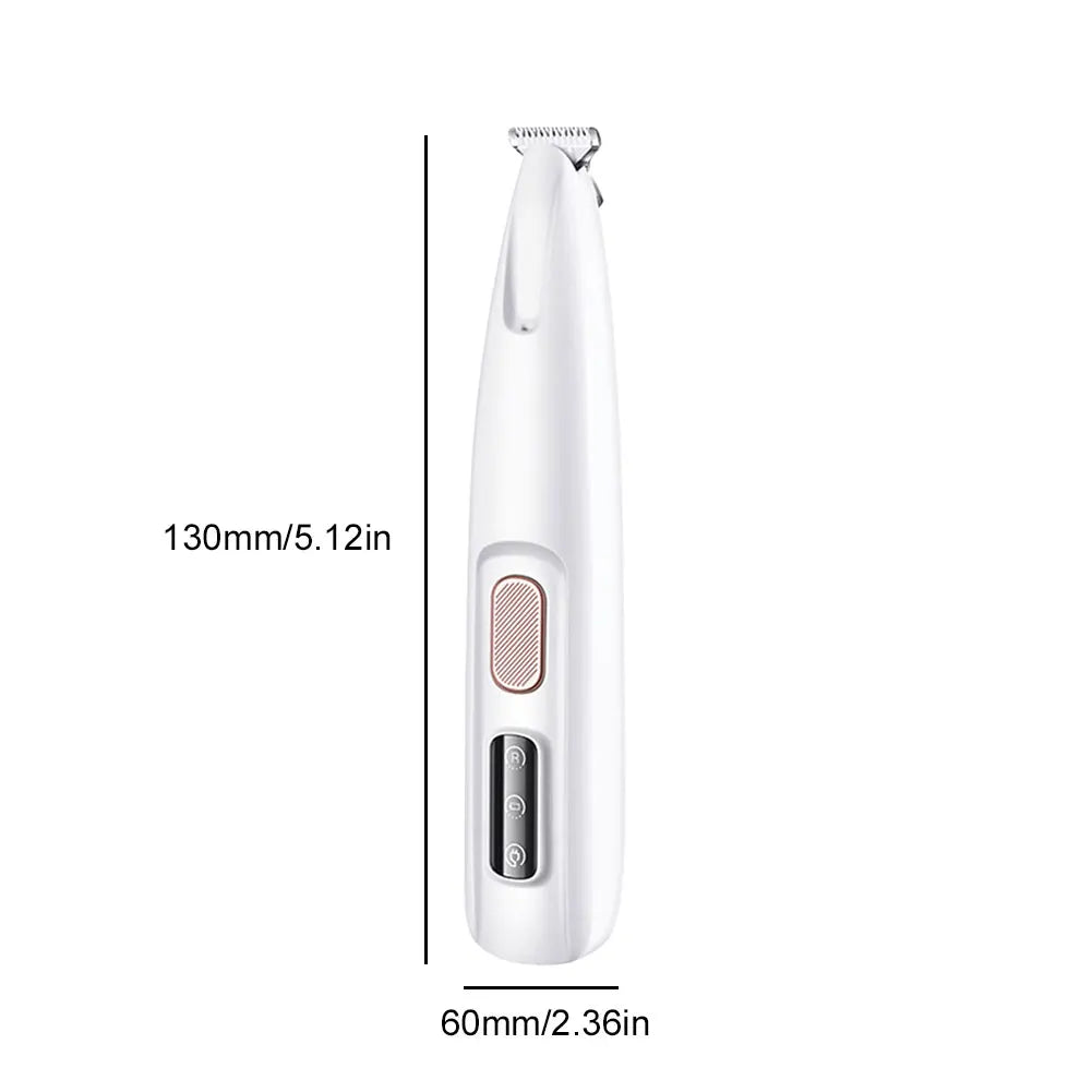 Dog Paw Widen Blade, Trimmer/Clippers, LED Light, for Paws Ears Face Rump