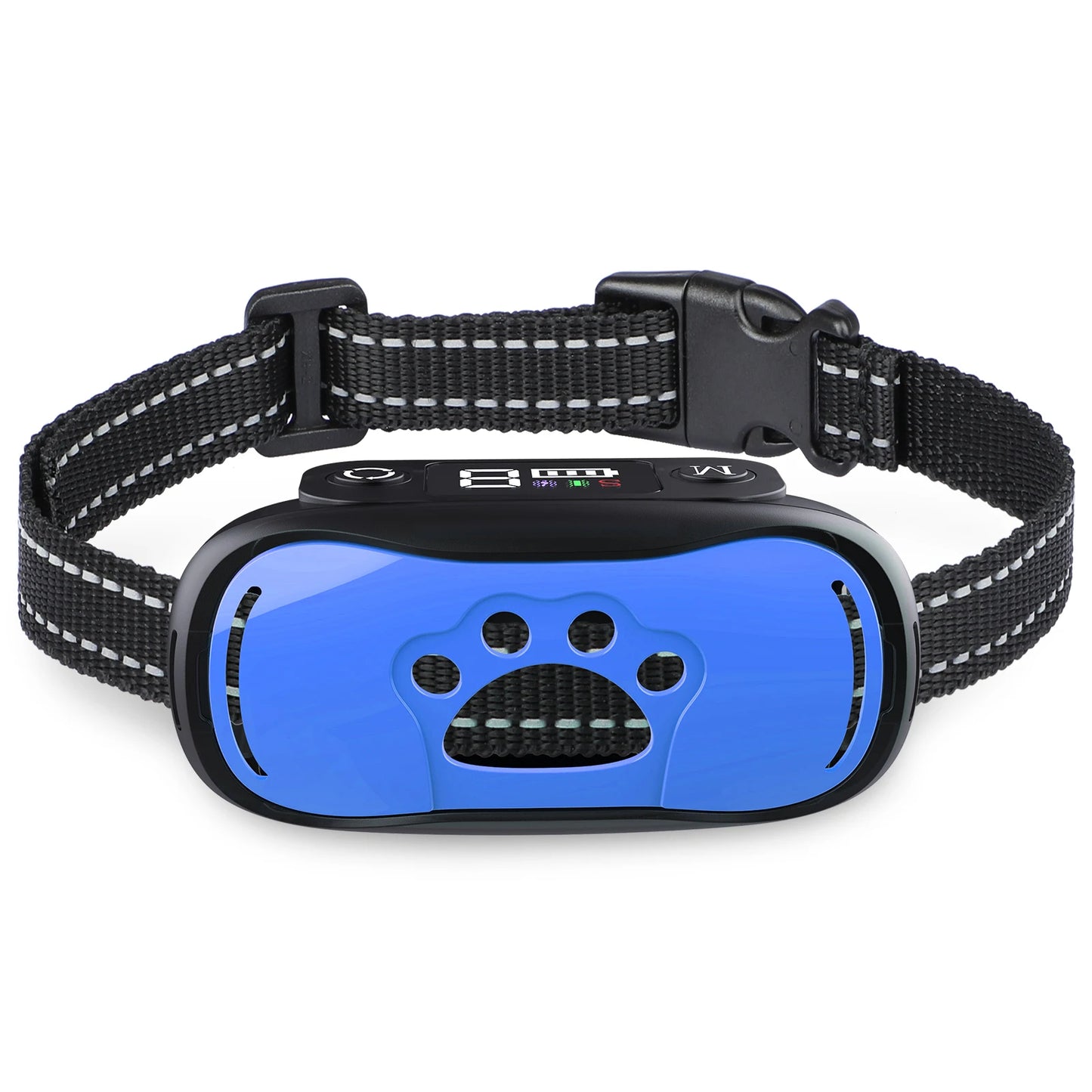 Rechargeable Anti Barking Training Dog Bark Collar, Sensitivity Intensity Beep Vibration