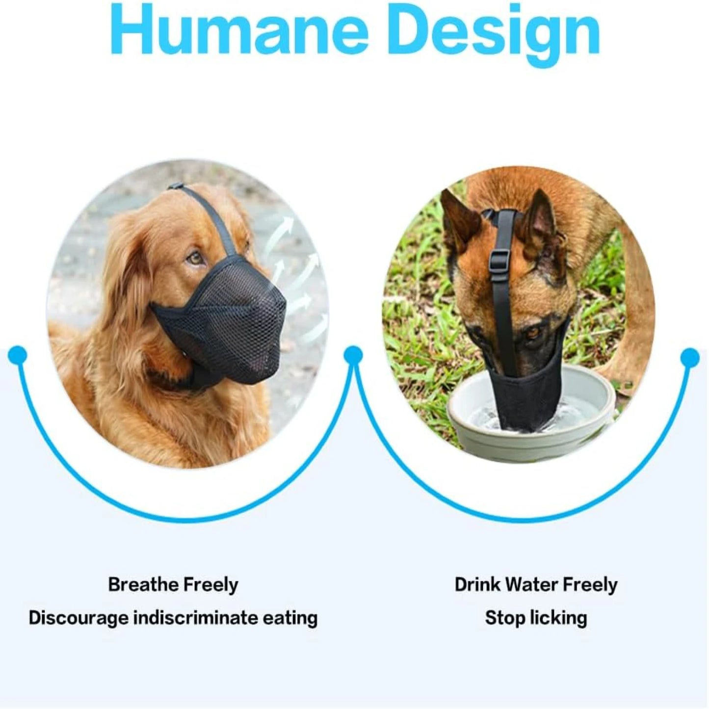 Comfortable, peaceful training, durable, reliable dog muzzle