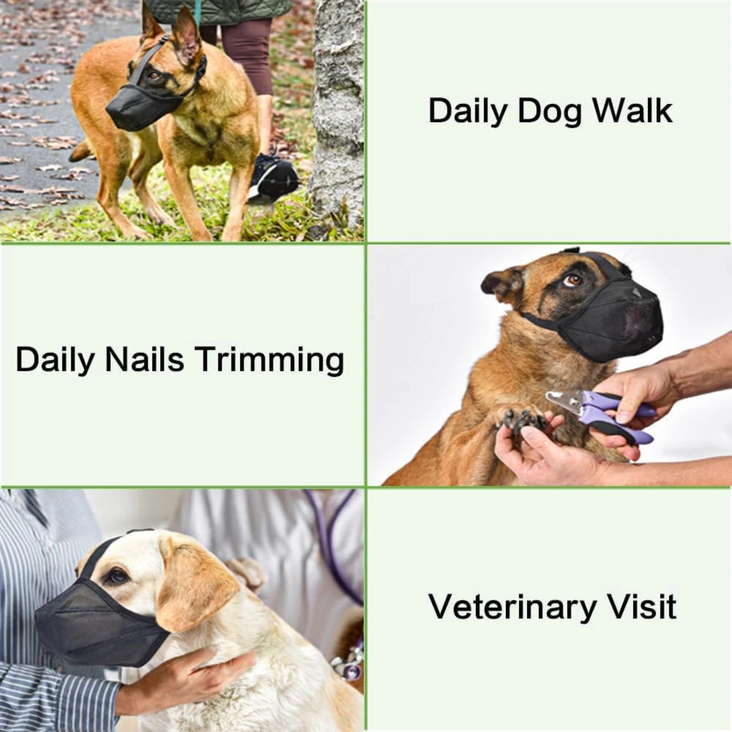 Comfortable, peaceful training, durable, reliable dog muzzle