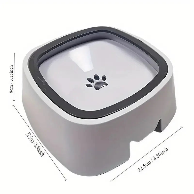 Indoor/Outdoor, Spill-Proof, Floating Filter, Non-Slip Base, Dog Water Bowl