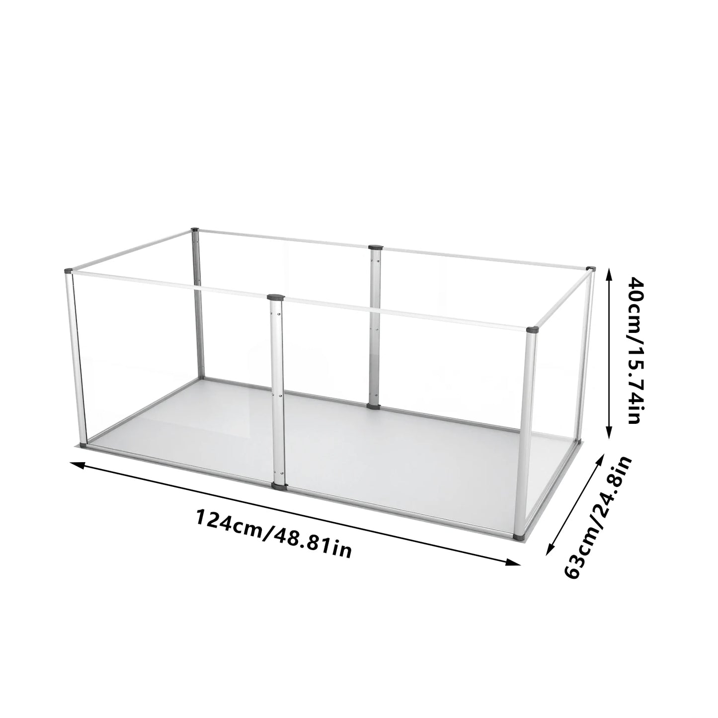 6 Panels Puppy Crate Kennel Fence Acrylic Indoor Playpen