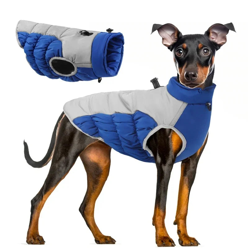 Reflective Strip Winter Hoodie, Dog Coat, Waterproof Windproof Thick Dog Padded Vest XL-6XL