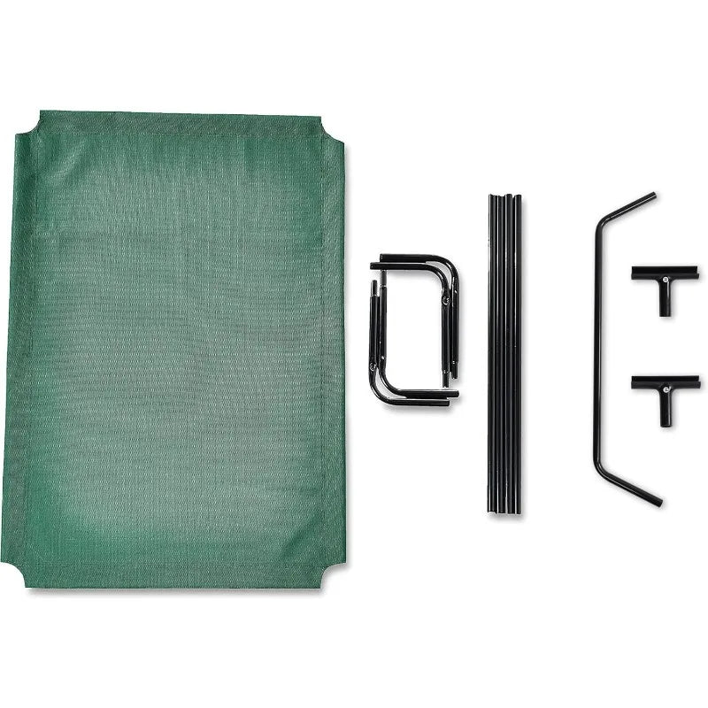 Cooling Breathable Elevated Dog Bed with Durable Metal Frame