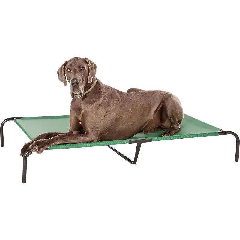 Cooling Breathable Elevated Dog Bed with Durable Metal Frame