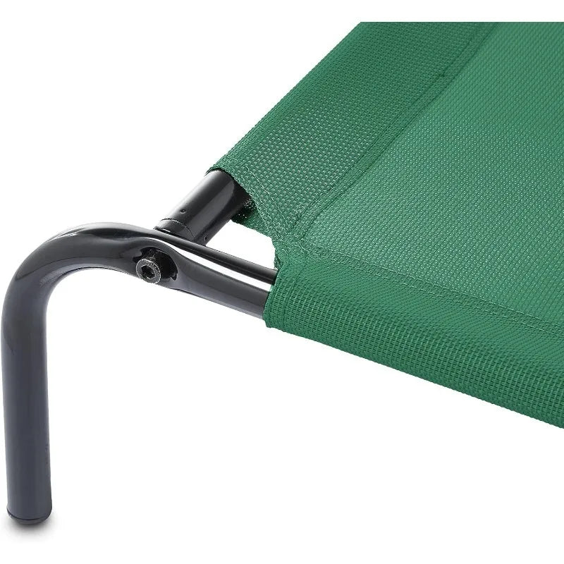 Cooling Breathable Elevated Dog Bed with Durable Metal Frame