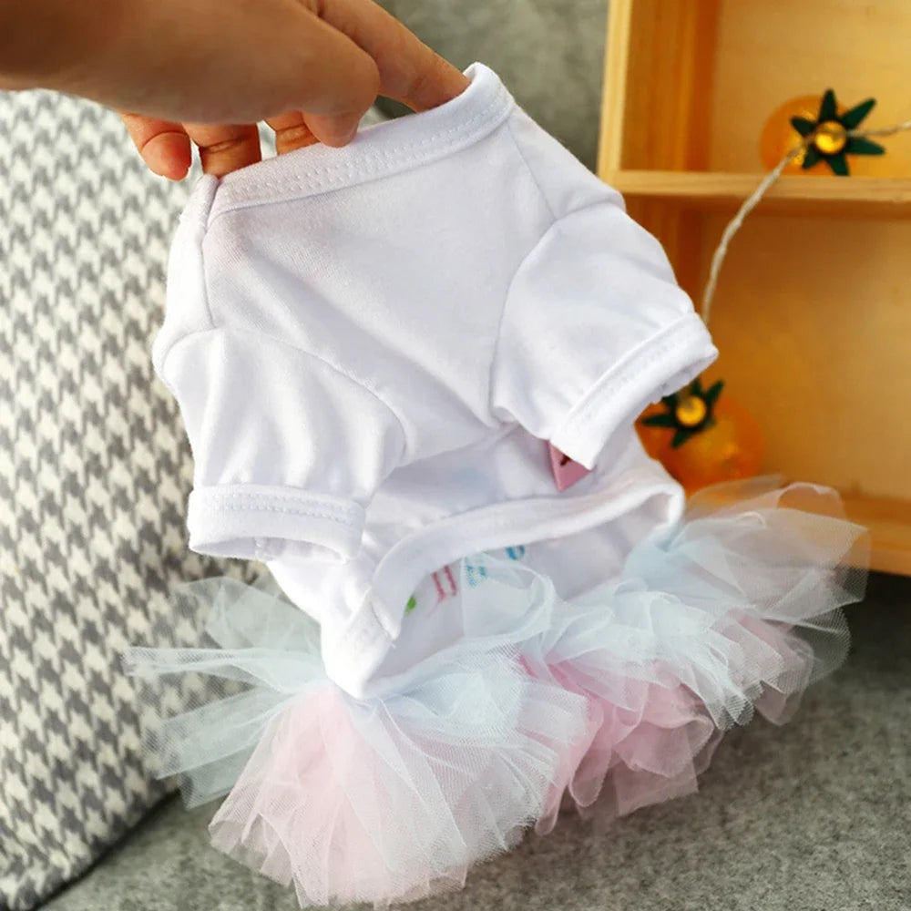 Princess Birthday Skirt Tutu Dress for Dogs